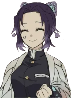 🦋 Shinobu Kocho Demon Slayer Anime, Demon Slayer, Shinobu Kocho, Personagem, Mangá whatsapp sticker
