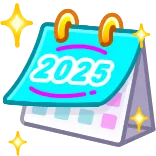 Desk Calendar by @GiftChanges telegram stickers