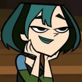 🐉 Gwen Total Drama dibujos animados, animación, Gwen, Total Drama Island, personaje whatsapp sticker