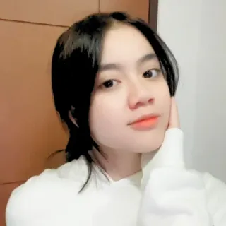 🍢 ポートレート, 女の子, ティーン, アジア人, 可愛い, 女性, 若い telegram sticker