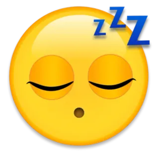 💤 emoji, sleep, sleeping, zzz, cartoon, lazy telegram sticker