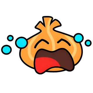 🧅 onion, crying, sad, emotion, vegetable telegram sticker
