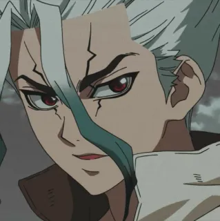 💖 Senku Ishigami Dr. Stone Anime, Dr. Stone, Senku Ishigami, Manga, Personnage telegram sticker