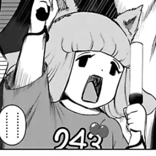 🤩 243 Anime, Mangá, Personagem, Orelhas de raposa telegram sticker