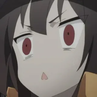 😱 Megumin Konosuba anime, girl, magic, explosion, konosuba telegram sticker