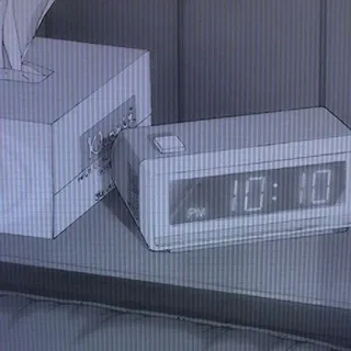 🕐 10:10 jam, waktu, alarm, digital telegram sticker