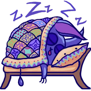 💤 ZZZ sono, dormindo, zzz, fofo, travesseiro, cobertor telegram sticker