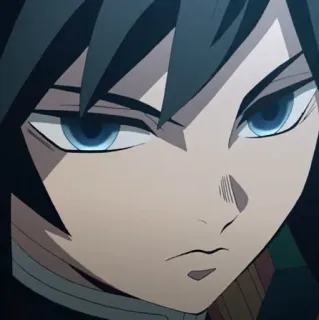 🌊 Giyu Tomioka Demon Slayer アニメ, マンガ, 鬼滅の刃, 冨岡義勇 whatsapp sticker