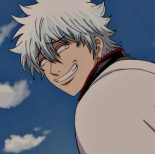 🧊 Sakata Gintoki Gintama Anime, Gintama, Sakata Gintoki, Personnage, Drôle, Comédie telegram sticker