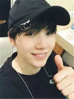 👍 Suga K-pop, Suga, BTS, Min Yoongi, Idole, Chanteur, Musique, Asiatique telegram sticker