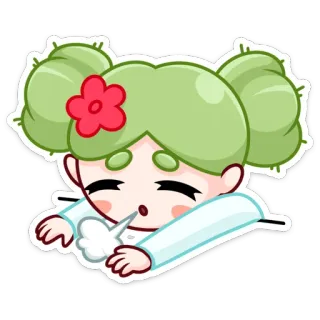 🌵 Anime, Dessin animé, Kawaii, Fille, Mignon telegram sticker