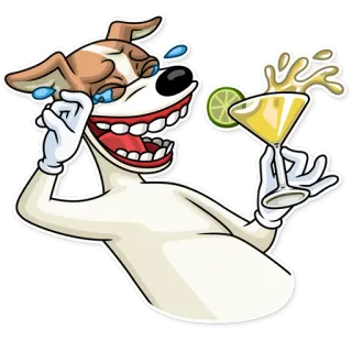 Party Dog telegram stickers