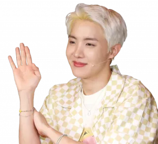 🤚 J-Hope J-Hope, BTS, K-Pop, Singer, Celebrity, Korean, Music telegram sticker