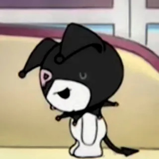🧦 Kuromi Kuromi, Sanrio, Anime, Desenho animado, Kawaii, Fofo, Personagem whatsapp sticker