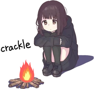 Best menhera's stickers telegram stickers