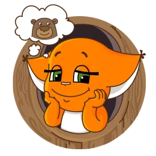 😚 만화, 동물, 귀여운, 꿈, 곰 telegram sticker