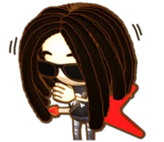 Little Rocker telegram stickers