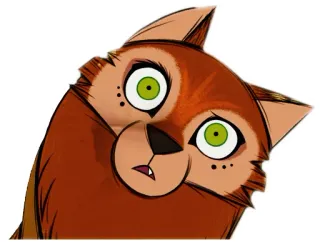 ❓ แมว, การ์ตูน, สัตว์, น่ารัก, สติกเกอร์ telegram sticker