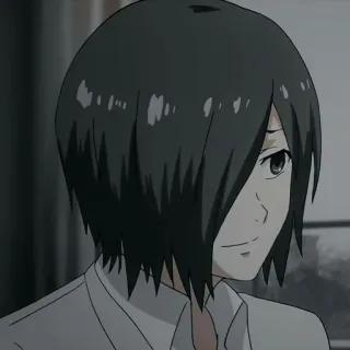🐰 Touka Kirishima Tokyo Ghoul Аниме, Токийский гуль, Тоука Киришима, Манга, Мультфильм telegram sticker