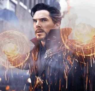 😡 Doctor Strange จอมเวทย์มหากาฬ, มาร์เวล, เวทมนตร์, ซูเปอร์ฮีโร่, ตัวละคร telegram sticker