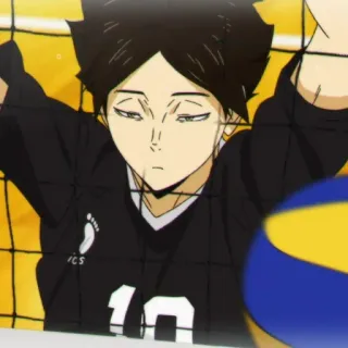 🏷 Osamu Miya Haikyuu!! Anime, Haikyuu, Osamu Miya, Voleibol, Deportes whatsapp sticker