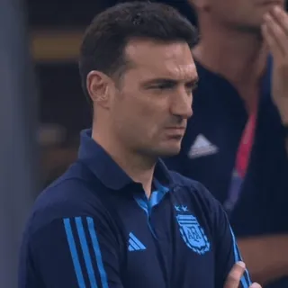 π Lionel Scaloni Argentina National Football Team whatsapp sticker