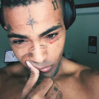💔 XXXTentacion rappeur, musique, XXXTentacion, portrait, artiste telegram sticker
