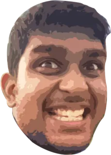 😁 person, face, smile, portrait telegram sticker