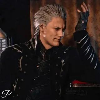 🗡 Vergil Devil May Cry video game, character, demon, devil, swordsman telegram sticker