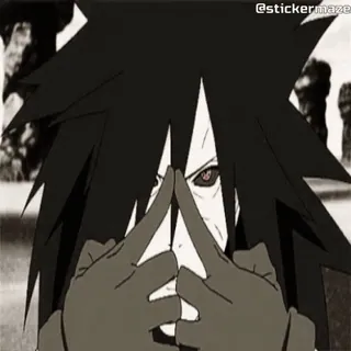 🔥 Madara Uchiha Naruto 애니, 나루토, 마다라, 우치하, 만화, 닌자 telegram sticker