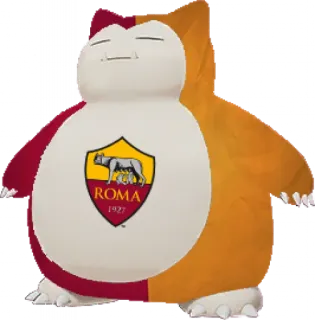 🟥 Snorlax ROMA
1927 pokemon, snorlax, fútbol, deportes, roma, fútbol telegram sticker