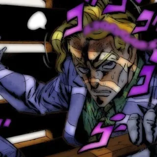 🐈‍⬛ Yoshikage Kira JoJo's Bizarre Adventure Anime, Personaje, Manga telegram sticker