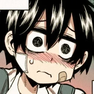 🖤 Anime, Manga, Junge, Verängstigt, Traurig whatsapp sticker