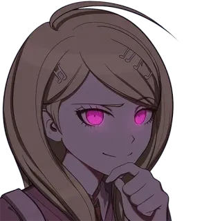 😈 Kaede Akamatsu Danganronpa V3: Killing Harmony Anime, Kaede Akamatsu, Danganronpa, Videojuego, Personaje, Juego telegram sticker