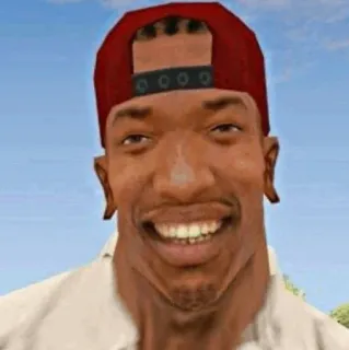 🔪 CJ Grand Theft Auto: San Andreas gta, san andreas, cj, เกม, ตัวละคร telegram sticker