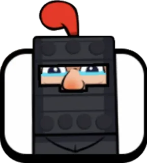 😭 Dark Prince Clash Royale тёмный принц, Clash Royale, плачет, броня, шлем, мобильная игра telegram sticker