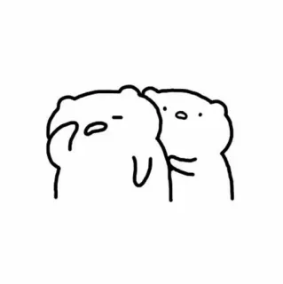 🌱 carino, orsi, cartoni animati, adesivo, animali, semplice telegram sticker