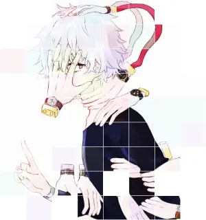 🍒 Tomura Shigaraki My Hero Academia anime, manga, villain, tomura shigaraki, my hero academia, hand, character telegram sticker