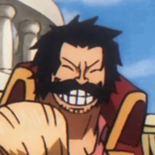 🤌 Gol D. Roger One Piece Anime, Pirat, Kapitan, Manga, One Piece whatsapp sticker