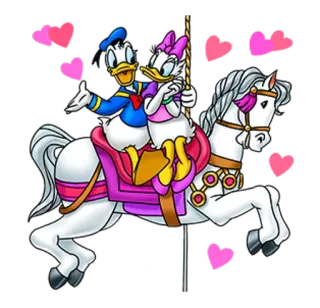 Mickey and Minnie telegram stickers
