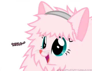 🤯 NYAA~* cat, pink, cute, nyan telegram sticker