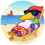 Woodpecker telegram stickers