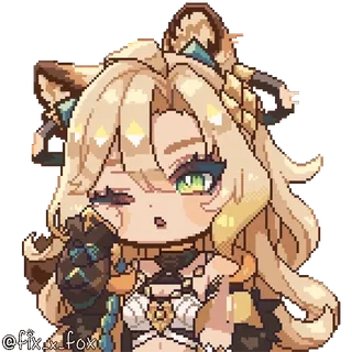 🥱 Arlecchino Genshin Impact whatsapp sticker