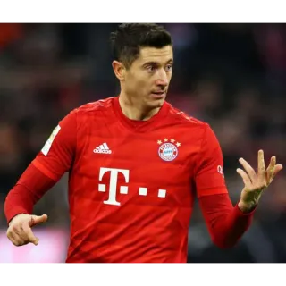 🤔 Robert Lewandowski fútbol, atleta, fútbol, deporte, futbolista telegram sticker