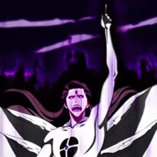 💔 Aizen Bleach 애니메이션, 악당, 만화, 캐릭터, 블리치 telegram sticker