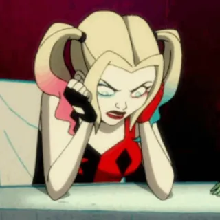 🎪 Harley Quinn 할리 퀸, DC 코믹스, 만화, 악당 telegram sticker