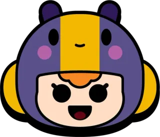 🐝 video game, Brawl Stars, Bea, character, cartoon telegram sticker