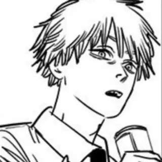 ⛓ Denji Chainsaw Man Anime, Manga, Chainsaw Man, Denji whatsapp sticker