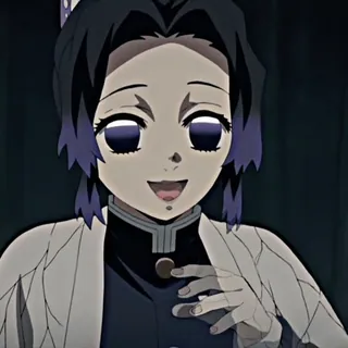 💜 Shinobu Kocho Demon Slayer Anime, Demon Slayer, Shinobu Kocho, Manga, animé, Dessin animé, japonais whatsapp sticker