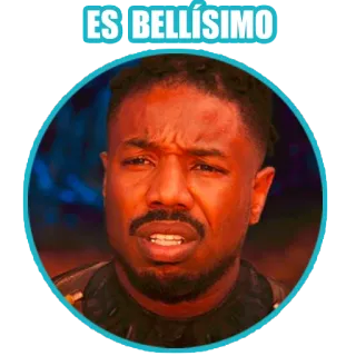 😍 ES BELLÍSIMO ผู้ชาย, ใบหน้า, สีหน้า, ภาพเหมือน telegram sticker